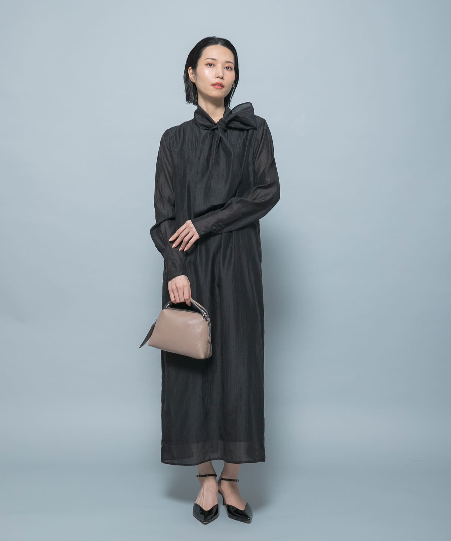 URBAN RESEARCH ROSSO「シルク混シアーオーガンジーワンピース」|ワンピース|