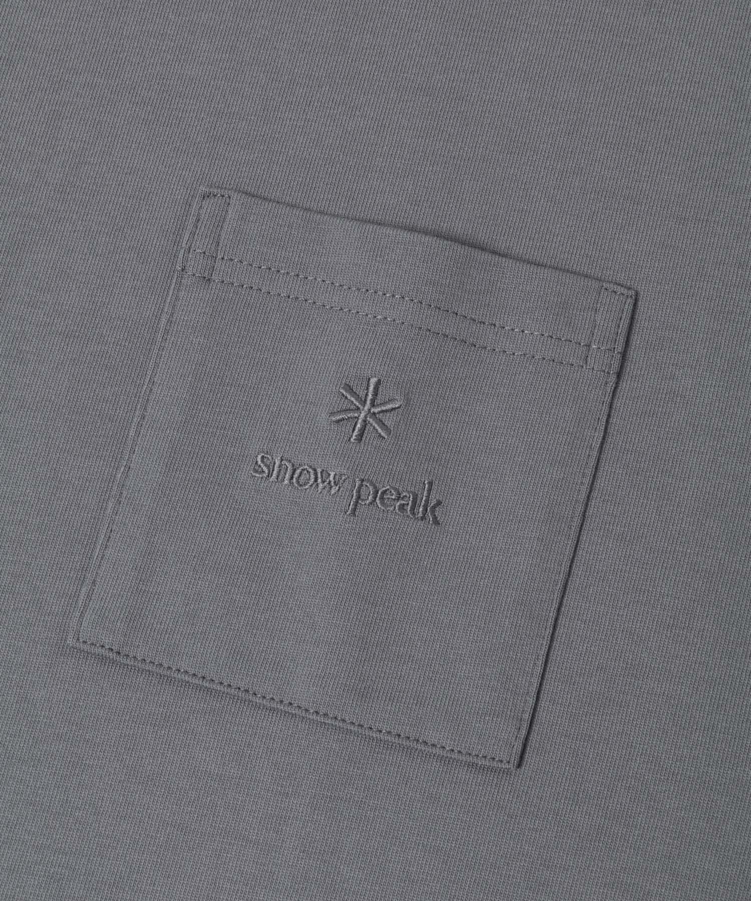 URBAN RESEARCH DOORS「『別注』Snow Peak Apparel&times;DOORS　POCKET LOGO LONG-SLEEVE T-SHIRTS」|Tシャツ・カットソー|