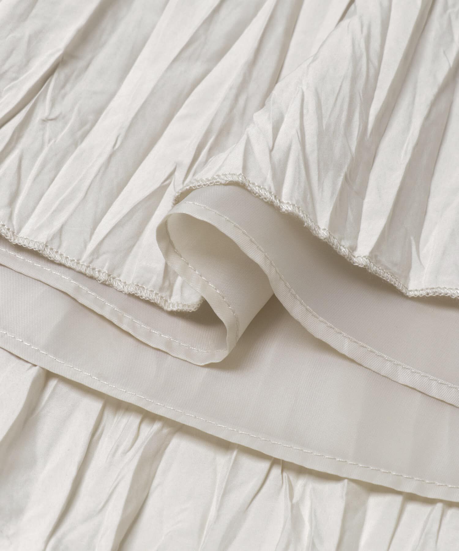 URBAN RESEARCH DOORS「タフタランダムプリーツスカート」|スカート|