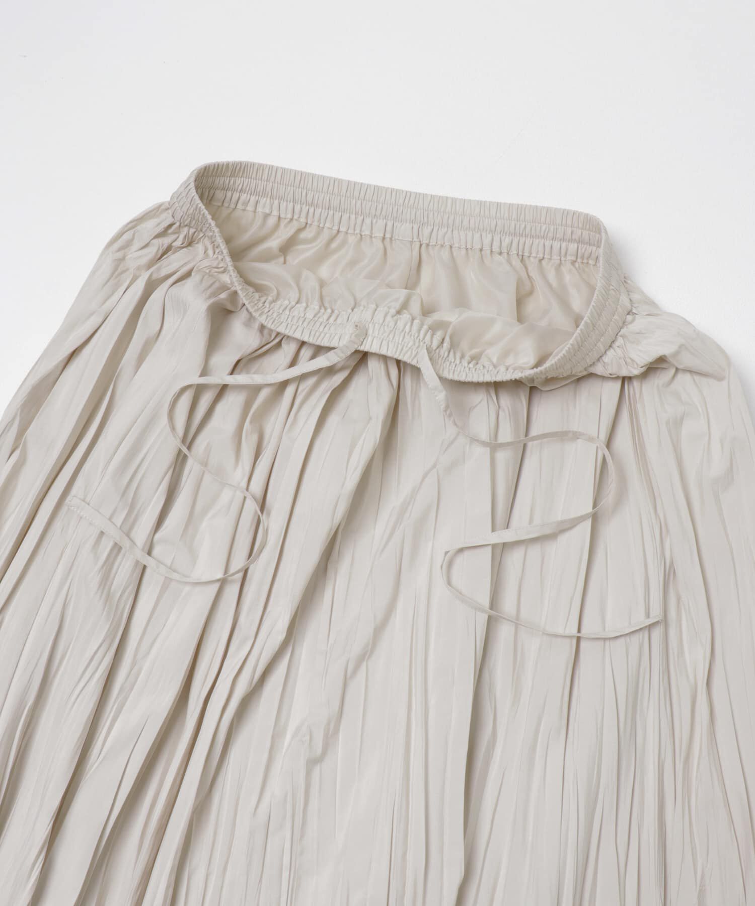 URBAN RESEARCH DOORS「タフタランダムプリーツスカート」|スカート|