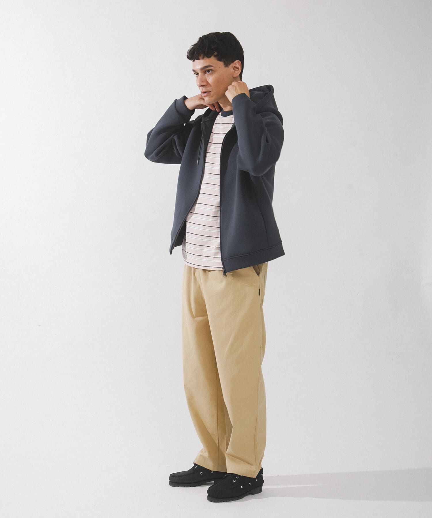 Sonny Label 「ダンボールニットジップアップフーディー」|パーカー|