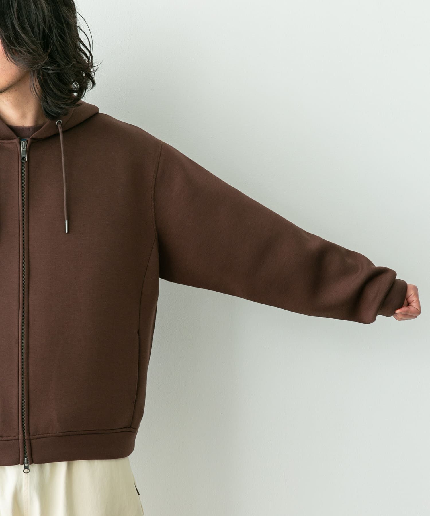 Sonny Label 「ダンボールニットジップアップフーディー」|パーカー|