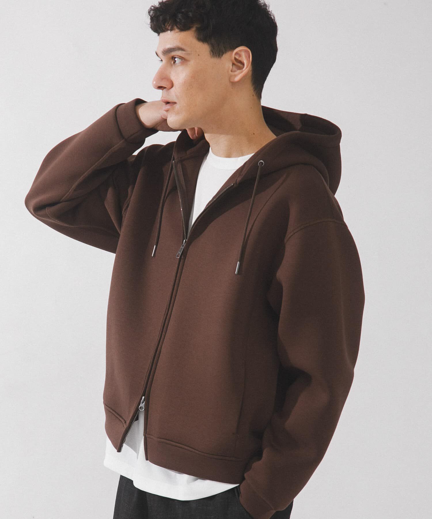 Sonny Label 「ダンボールニットジップアップフーディー」|パーカー|