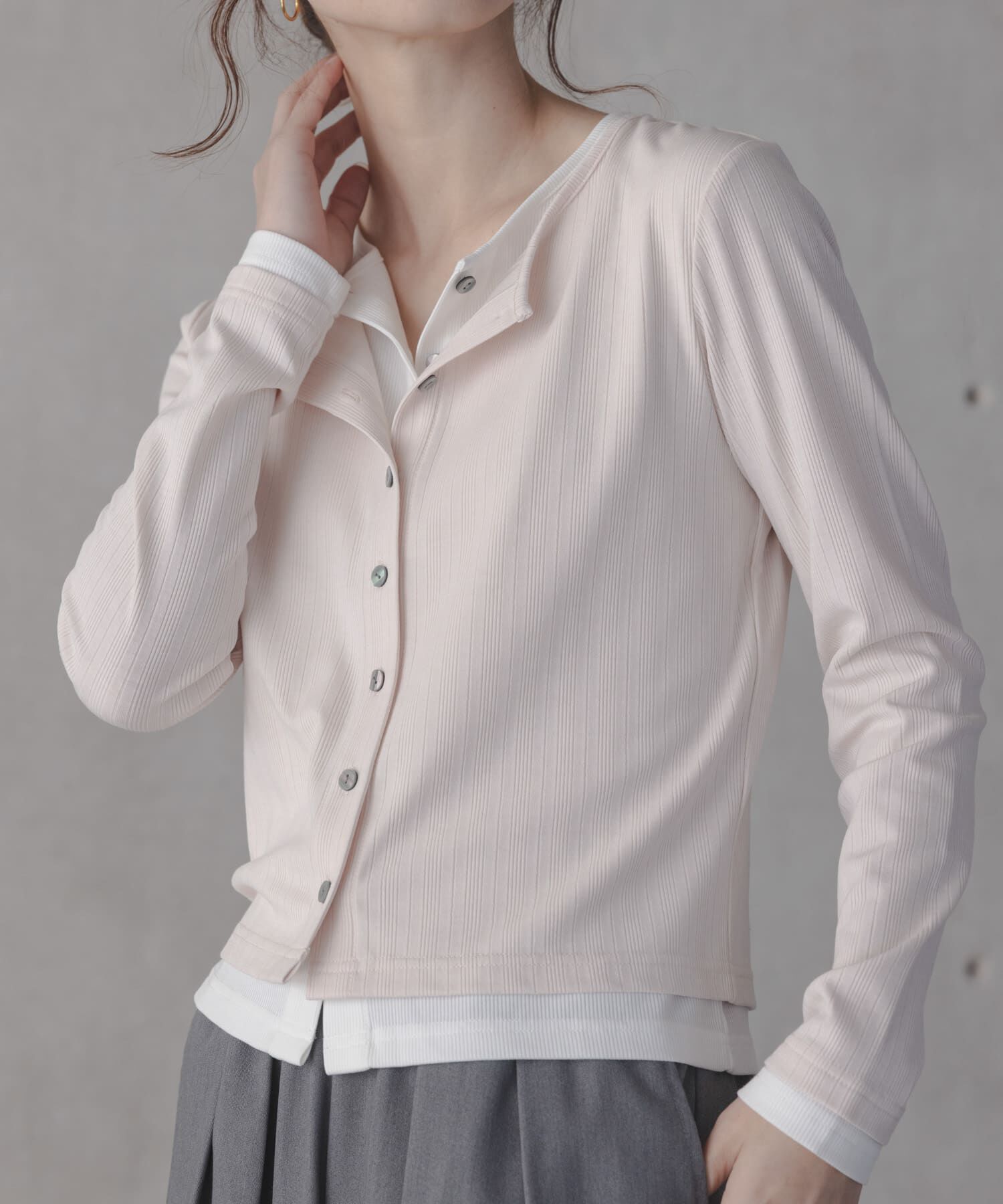 Sonny Label 「汗ジミ防止レイヤードライクカットプルオーバー」|Tシャツ・カットソー|