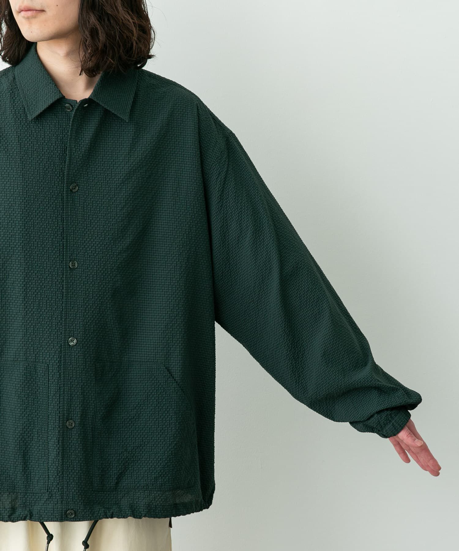 Sonny Label 「シアサッカーコーチジャケット」|ブルゾン・スタジャン|