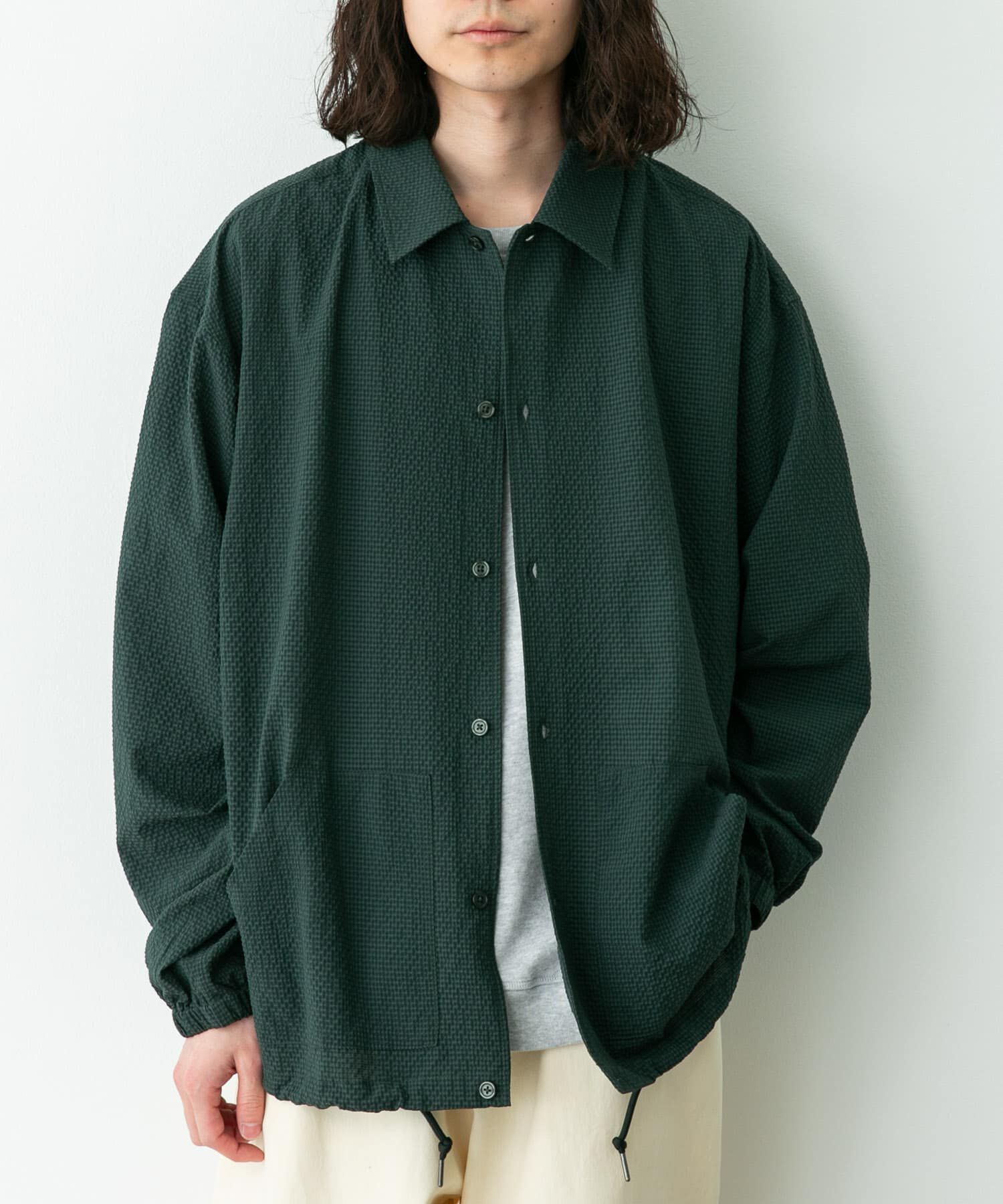 Sonny Label 「シアサッカーコーチジャケット」|ブルゾン・スタジャン|