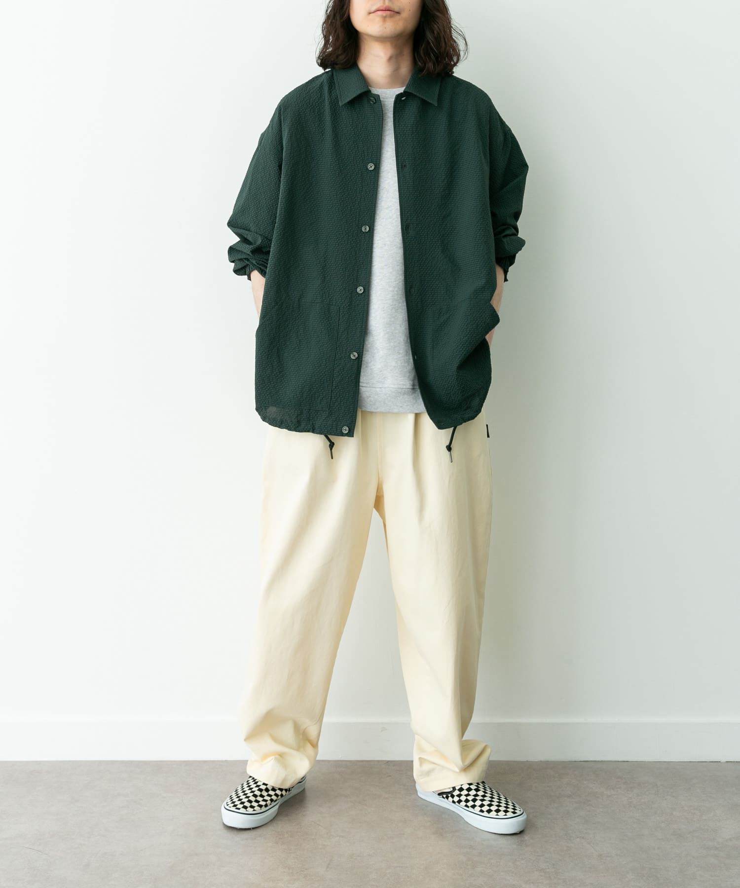 Sonny Label 「シアサッカーコーチジャケット」|ブルゾン・スタジャン|