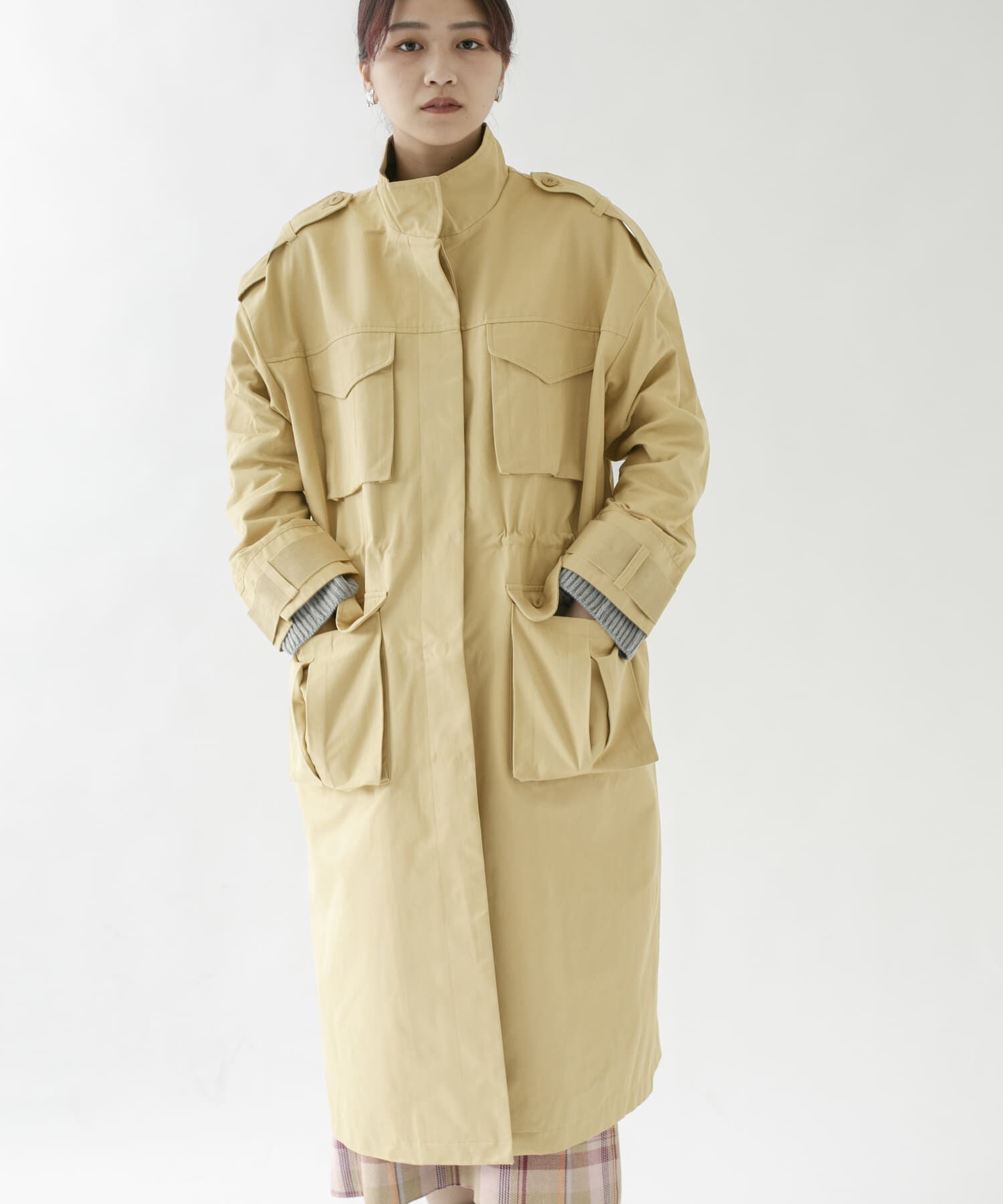  「ドロストミリタリーコート」|ミリタリージャケット|