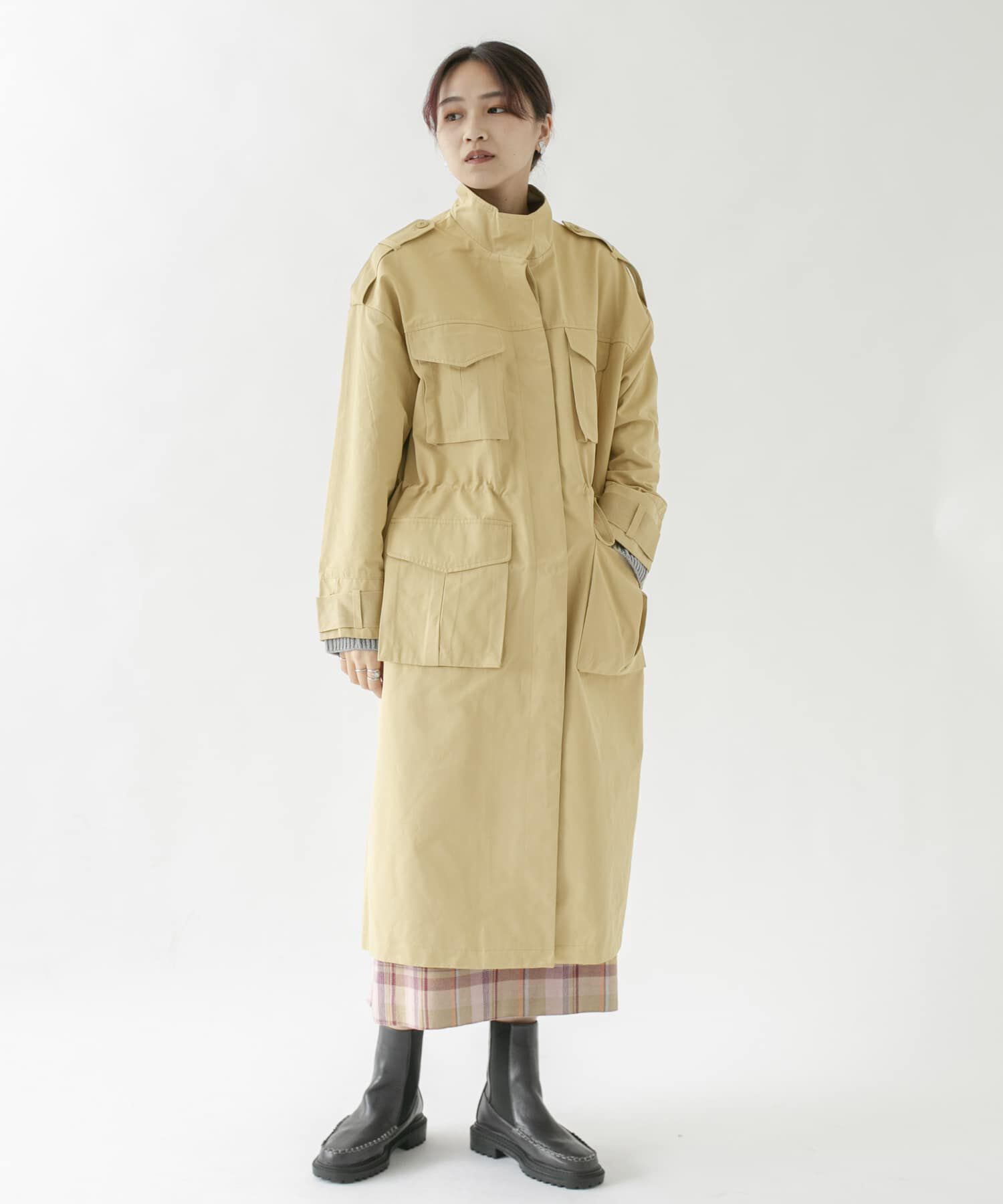  「ドロストミリタリーコート」|ミリタリージャケット|