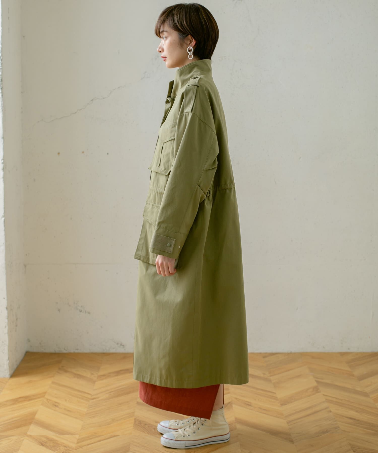  「ドロストミリタリーコート」|ミリタリージャケット|