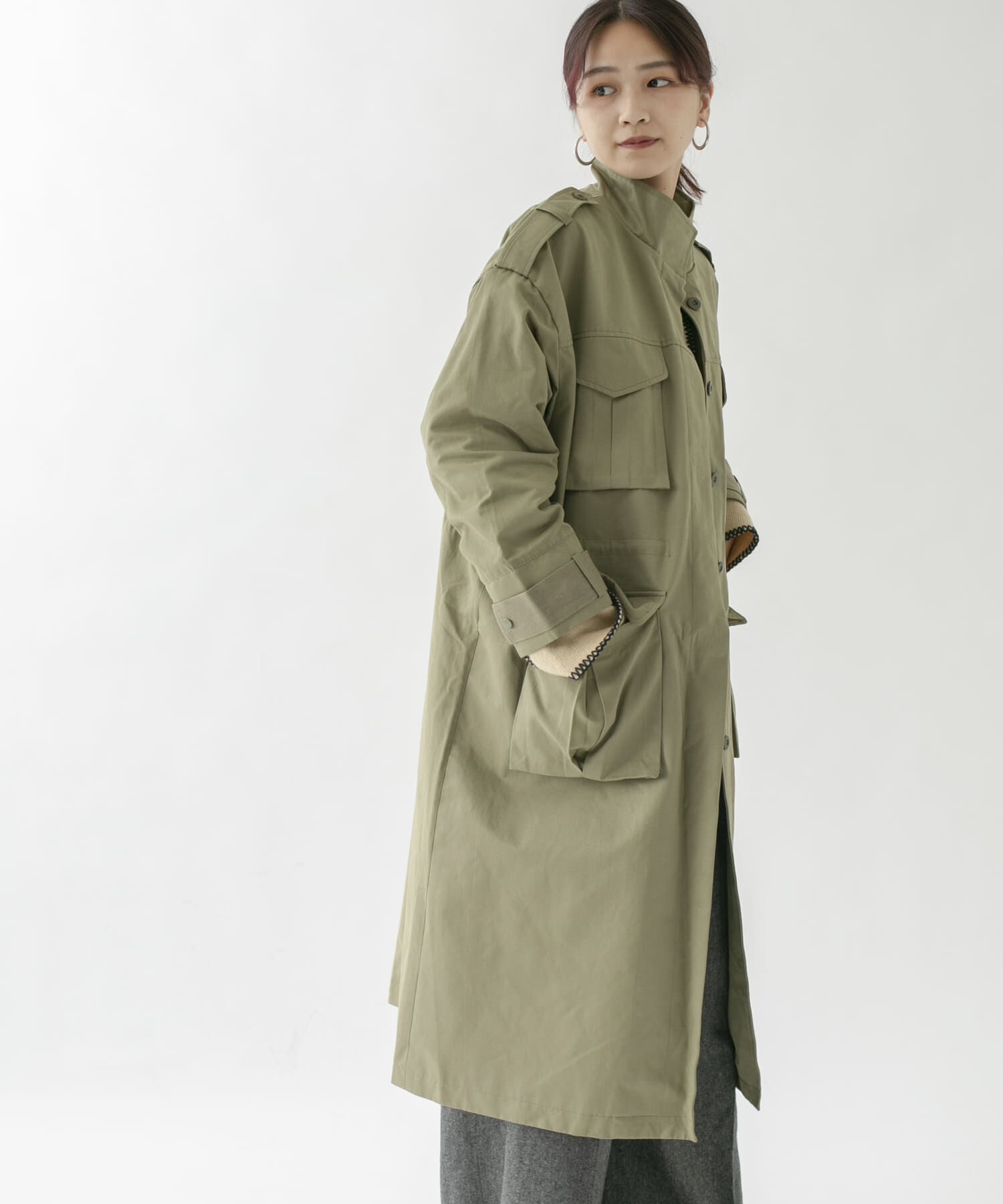  「ドロストミリタリーコート」|ミリタリージャケット|