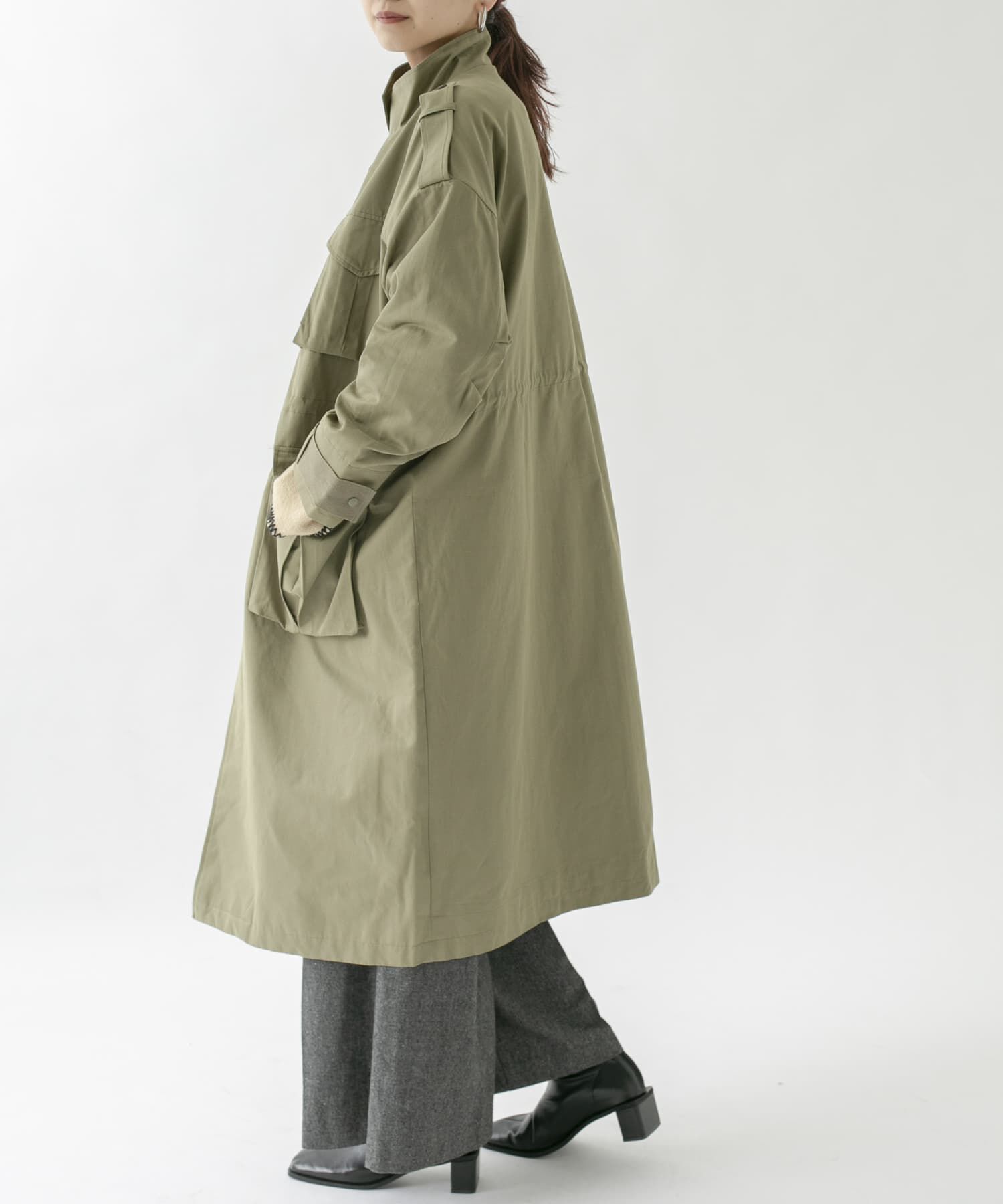  「ドロストミリタリーコート」|ミリタリージャケット|