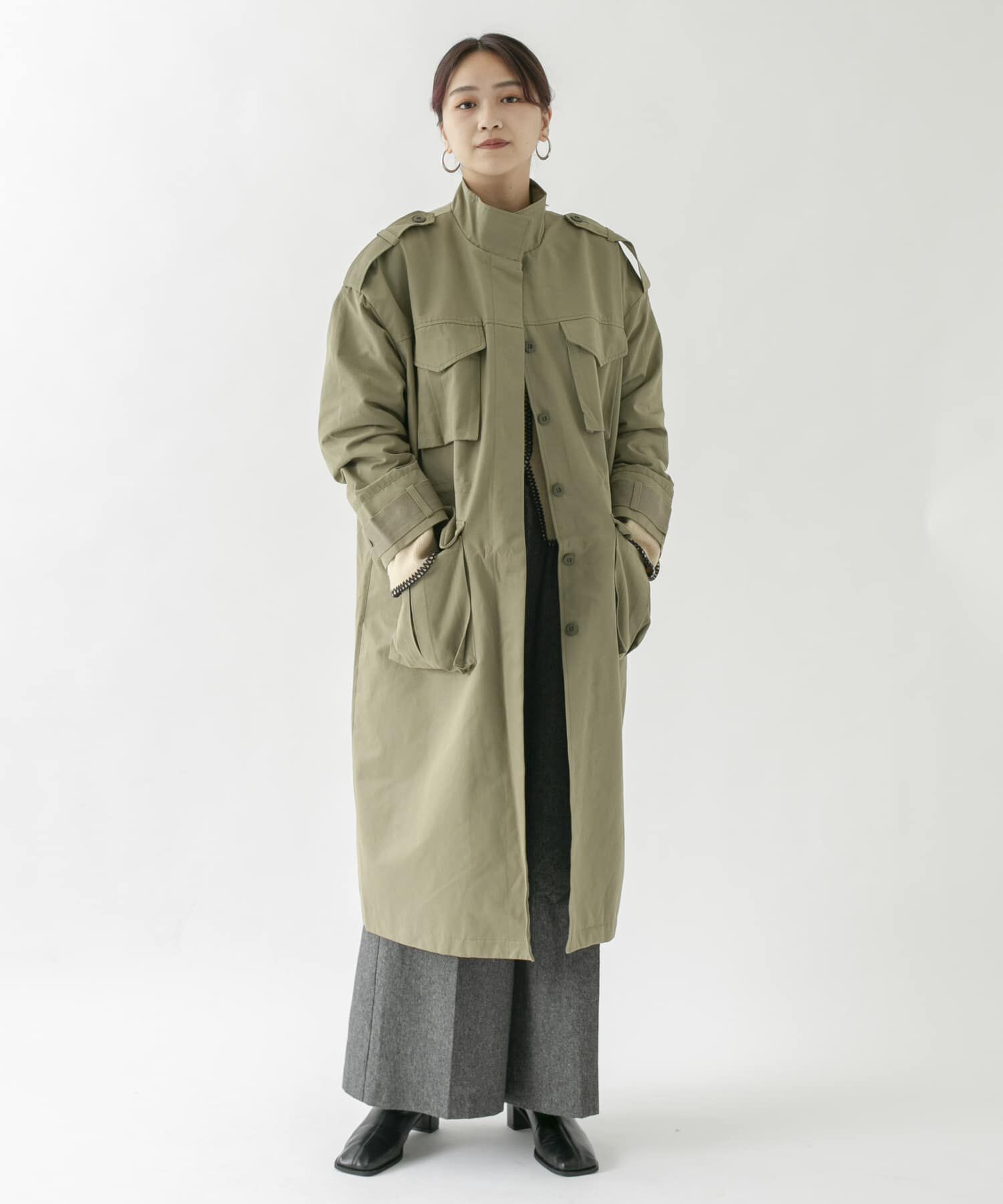  「ドロストミリタリーコート」|ミリタリージャケット|