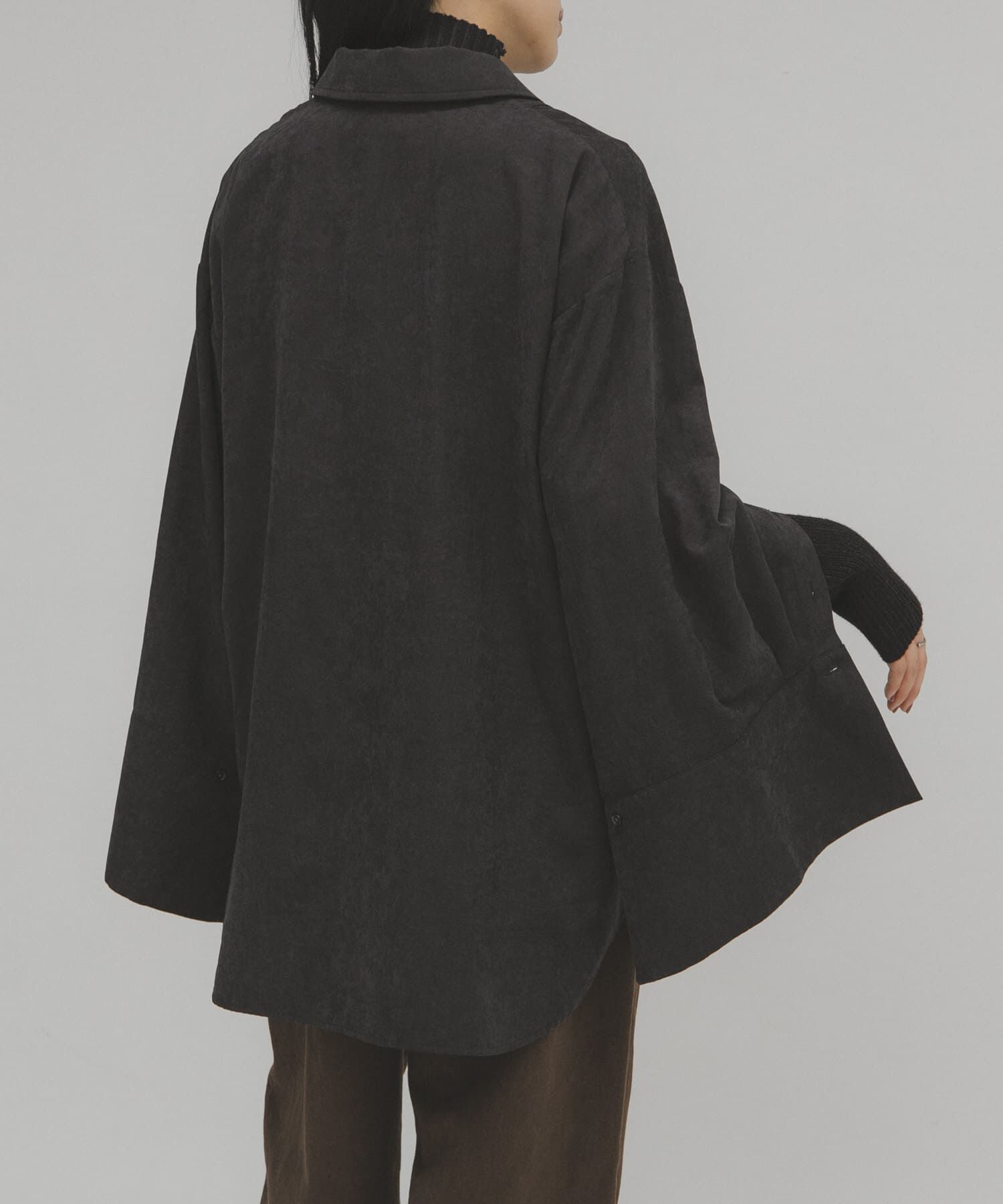  「ピーチスキンBIGシャツ」|シャツ・ブラウス|