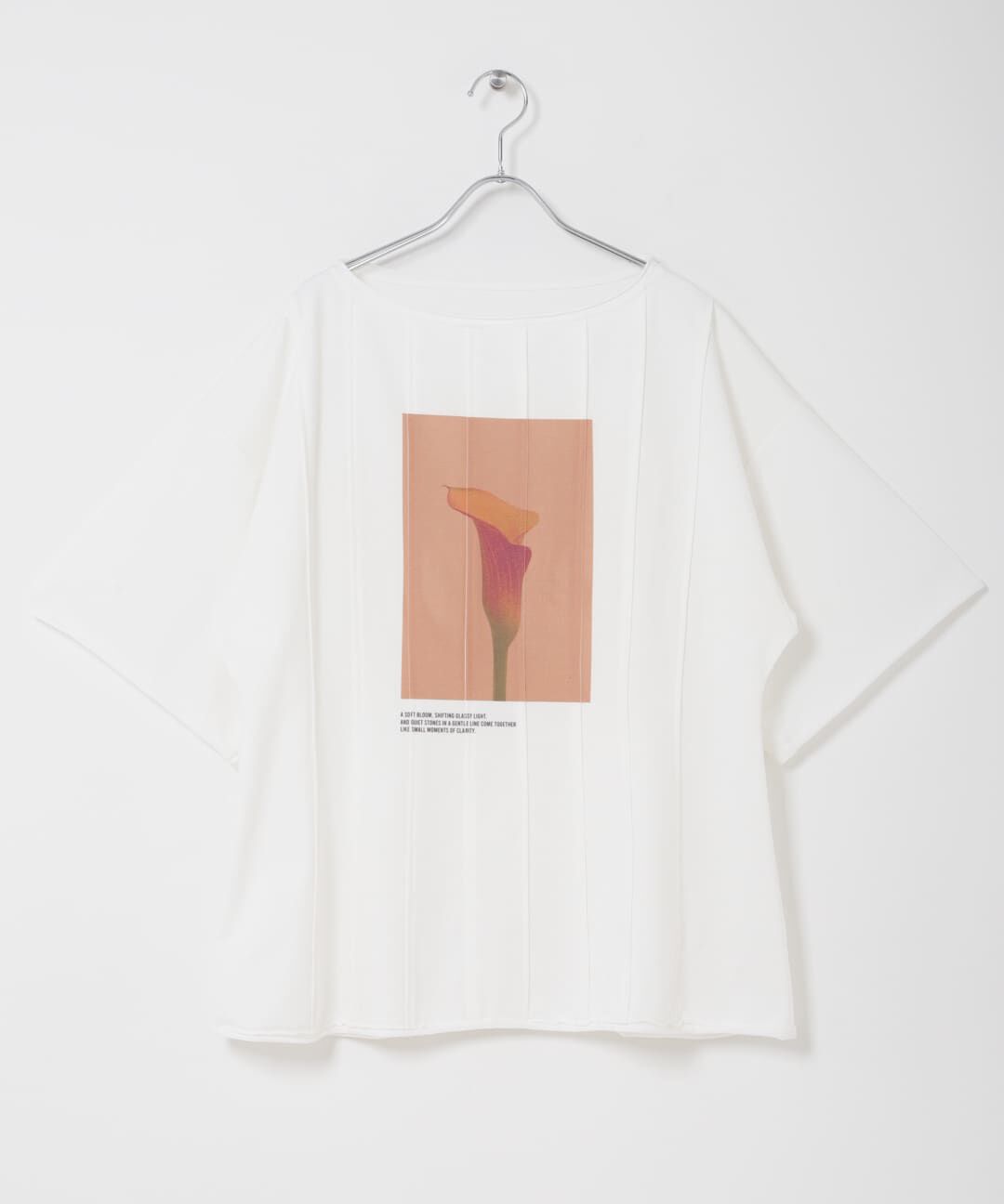  「ピンタックフォトプリントTEE」|Tシャツ・カットソー|