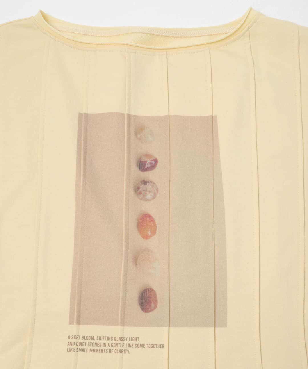  「ピンタックフォトプリントTEE」|Tシャツ・カットソー|