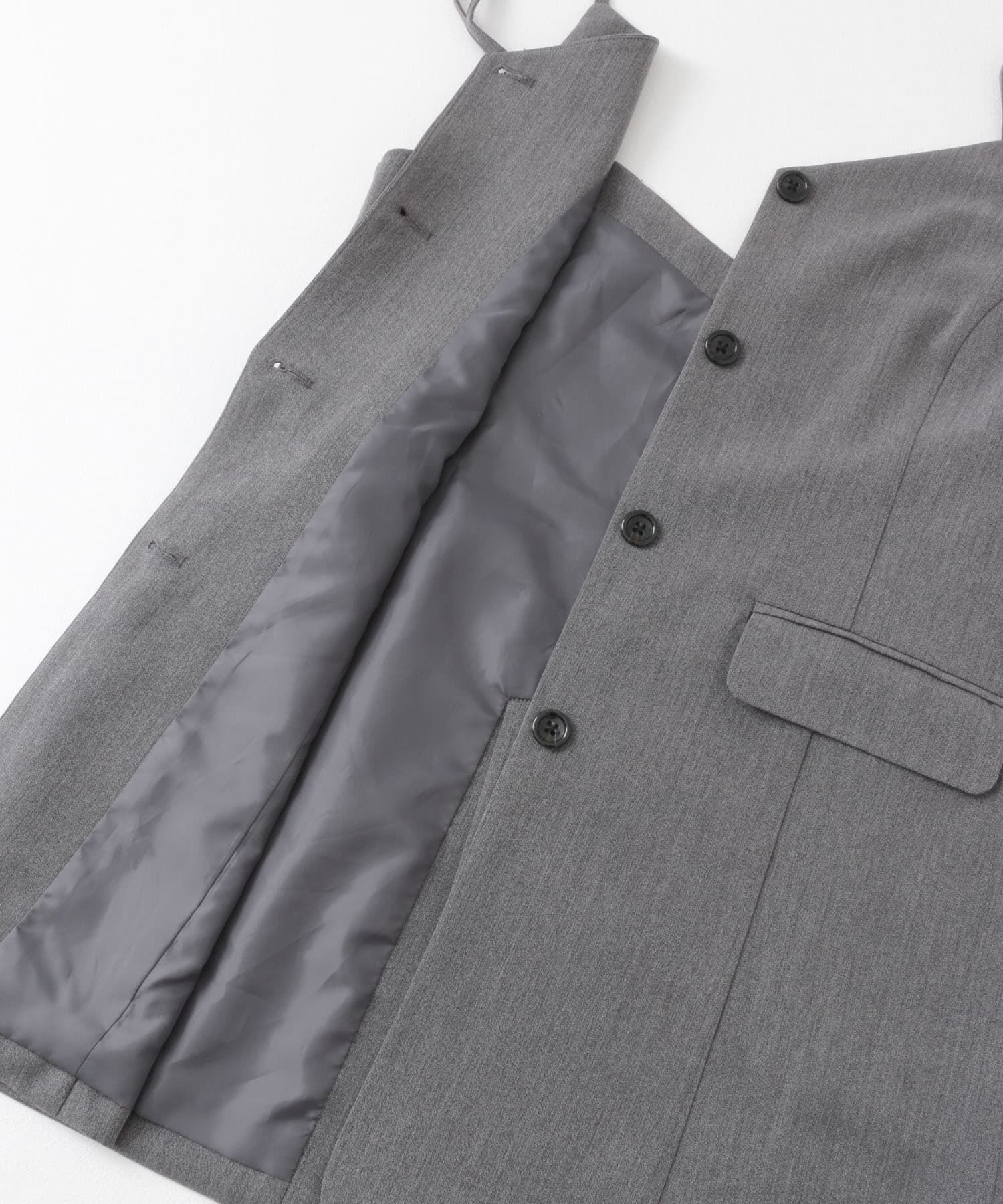 SENSE OF PLACE by URBAN RESEARCH「テーラードキャミチュニック」|チュニック|