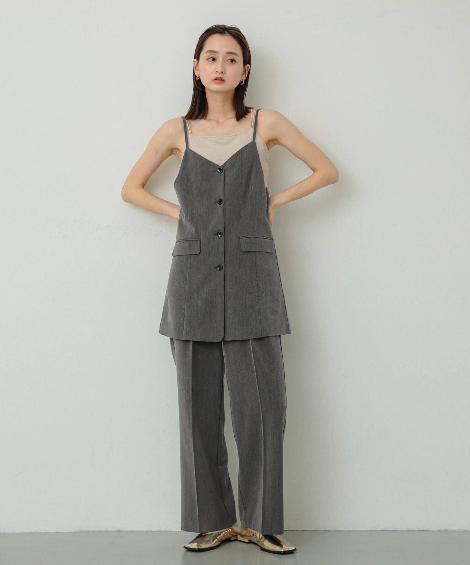 SENSE OF PLACE by URBAN RESEARCH「テーラードキャミチュニック」|チュニック|