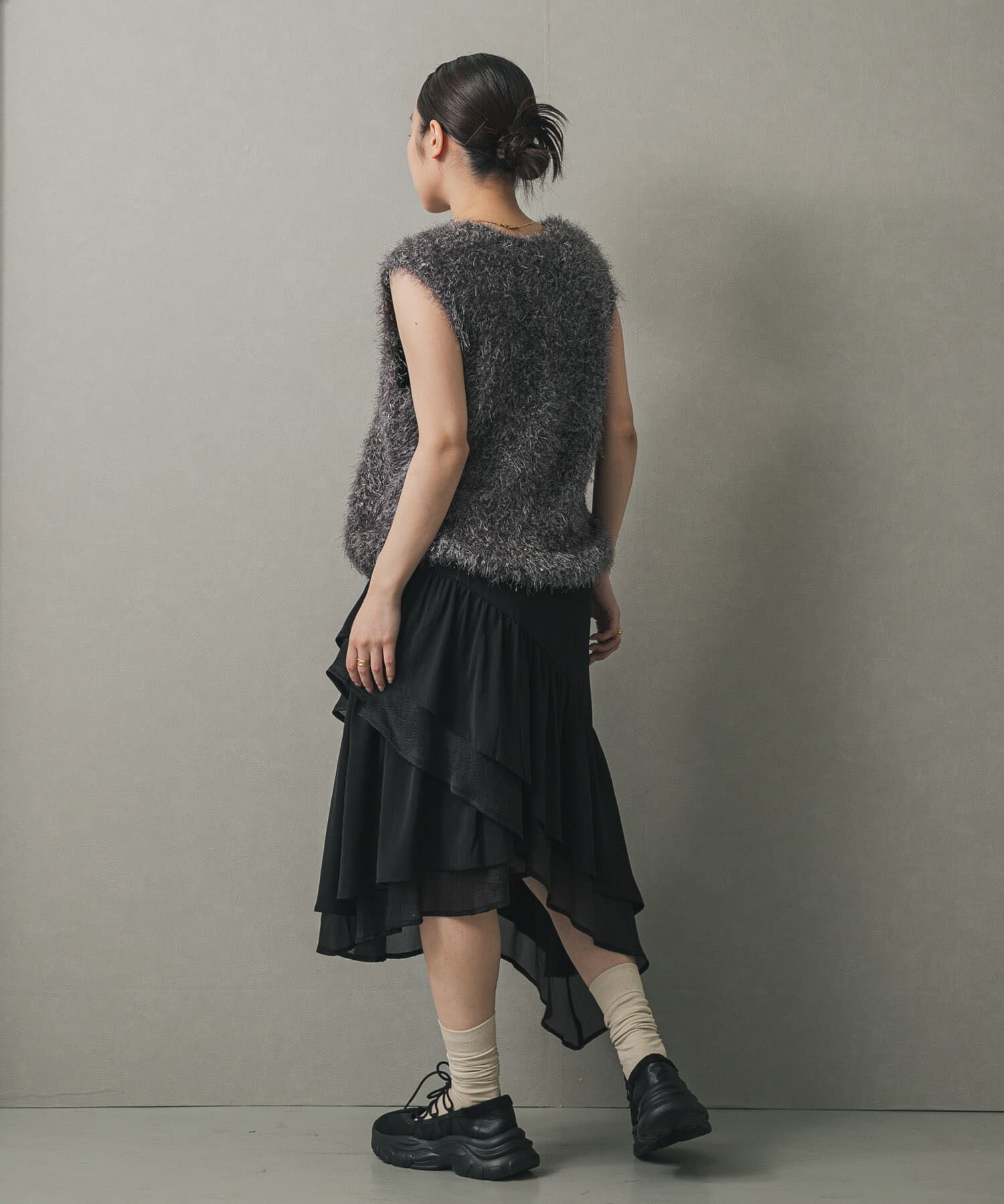 SENSE OF PLACE by URBAN RESEARCH「フレアティアードミディスカート」|スカート|