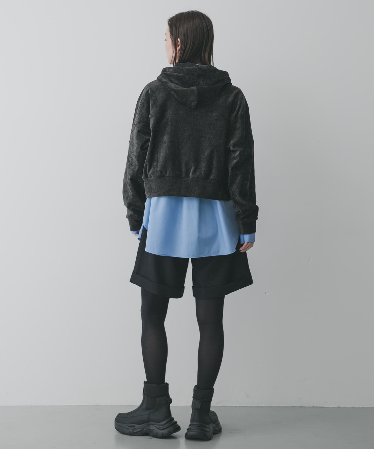 SENSE OF PLACE by URBAN RESEARCH「ベロアジップフーディ」|パーカー|