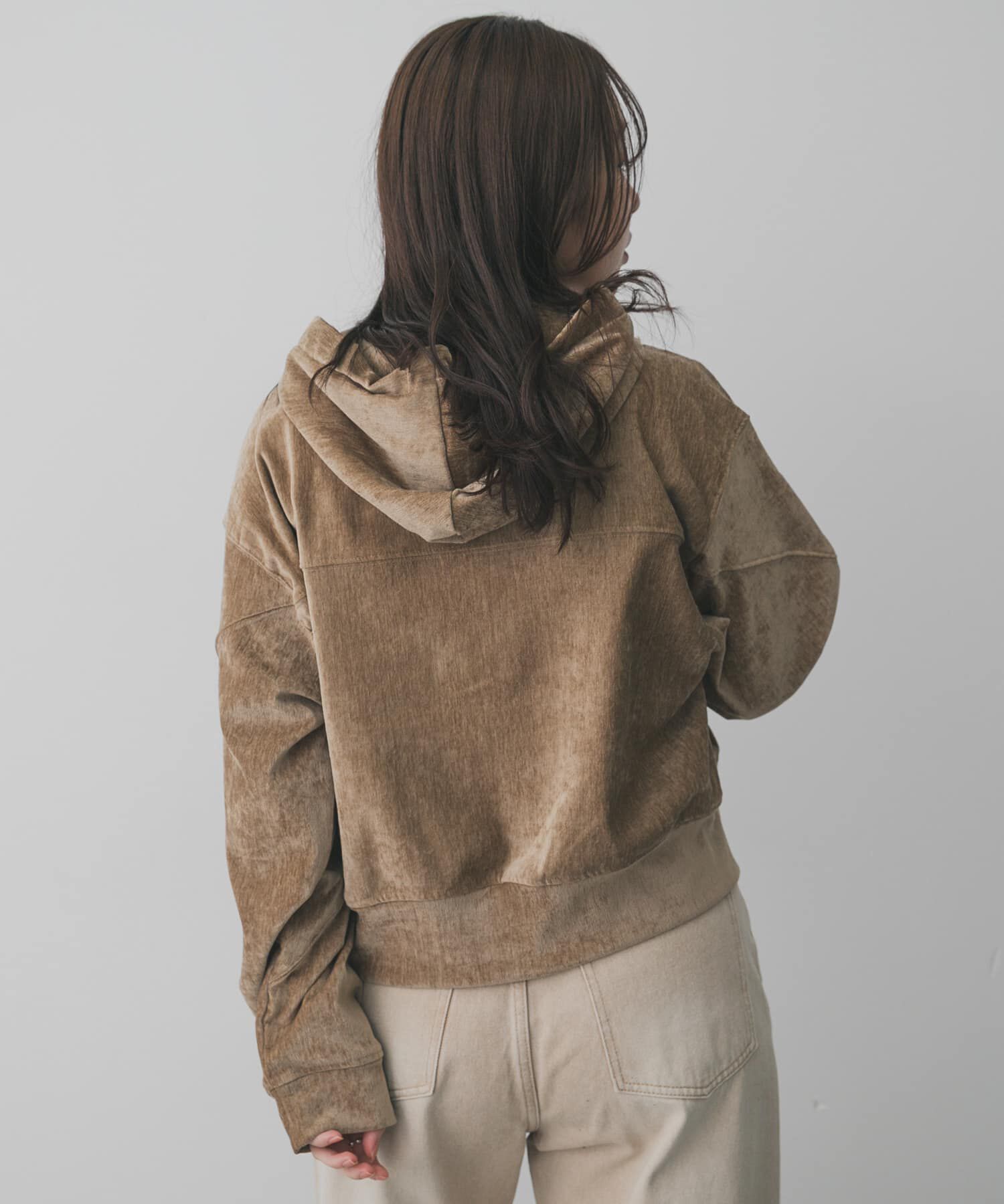 SENSE OF PLACE by URBAN RESEARCH「ベロアジップフーディ」|パーカー|