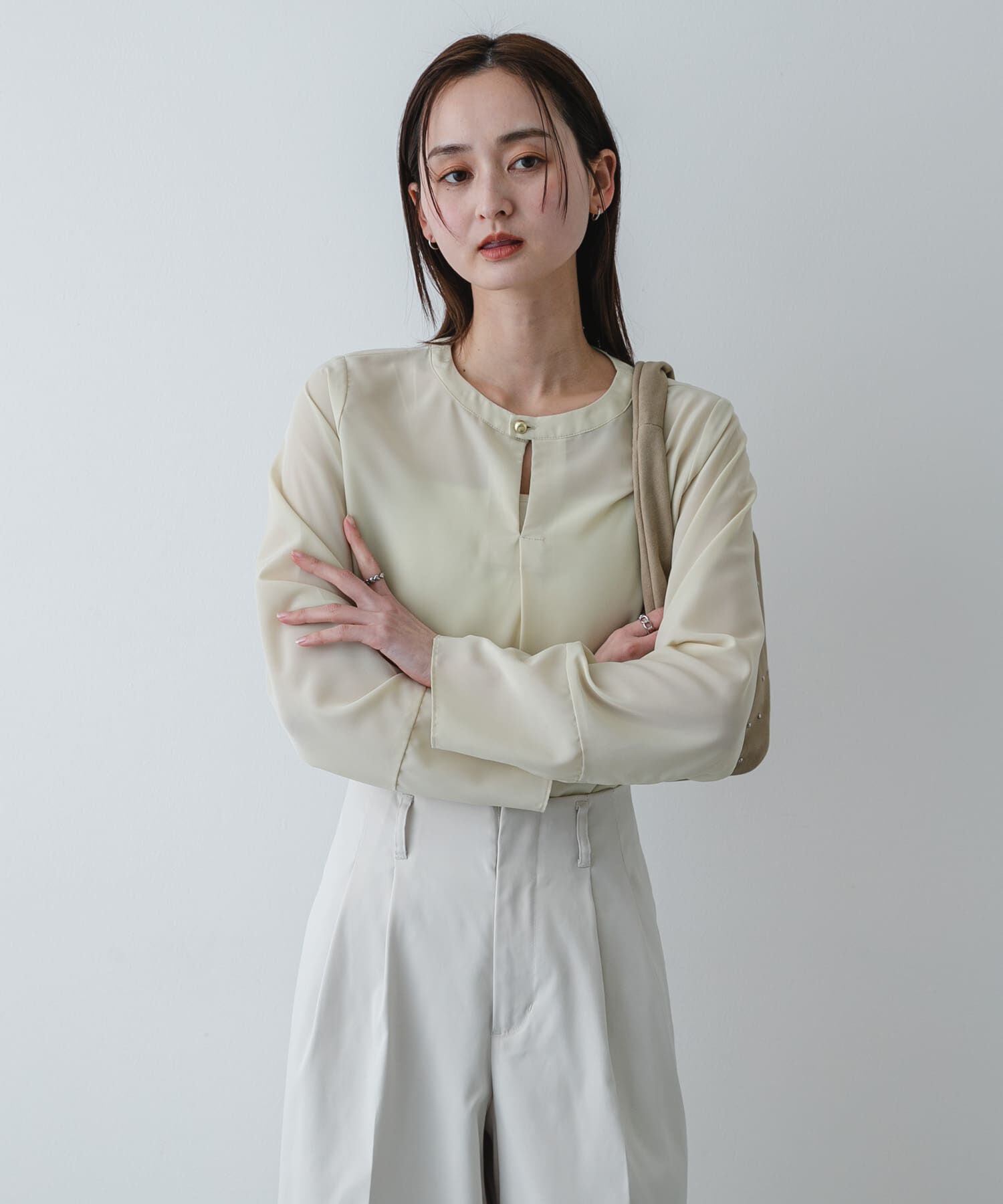 SENSE OF PLACE by URBAN RESEARCH「『イージーケア』ドットアソートTブラウス」|シャツ・ブラウス|