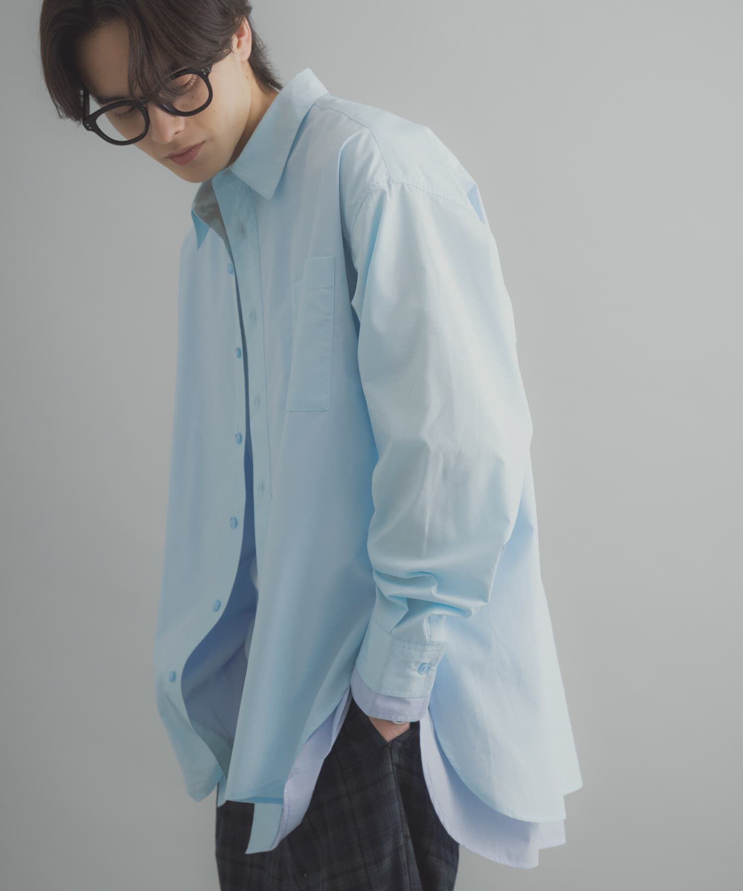 SENSE OF PLACE by URBAN RESEARCH「レイヤードレギュラーカラーシャツ」|シャツ・ブラウス|