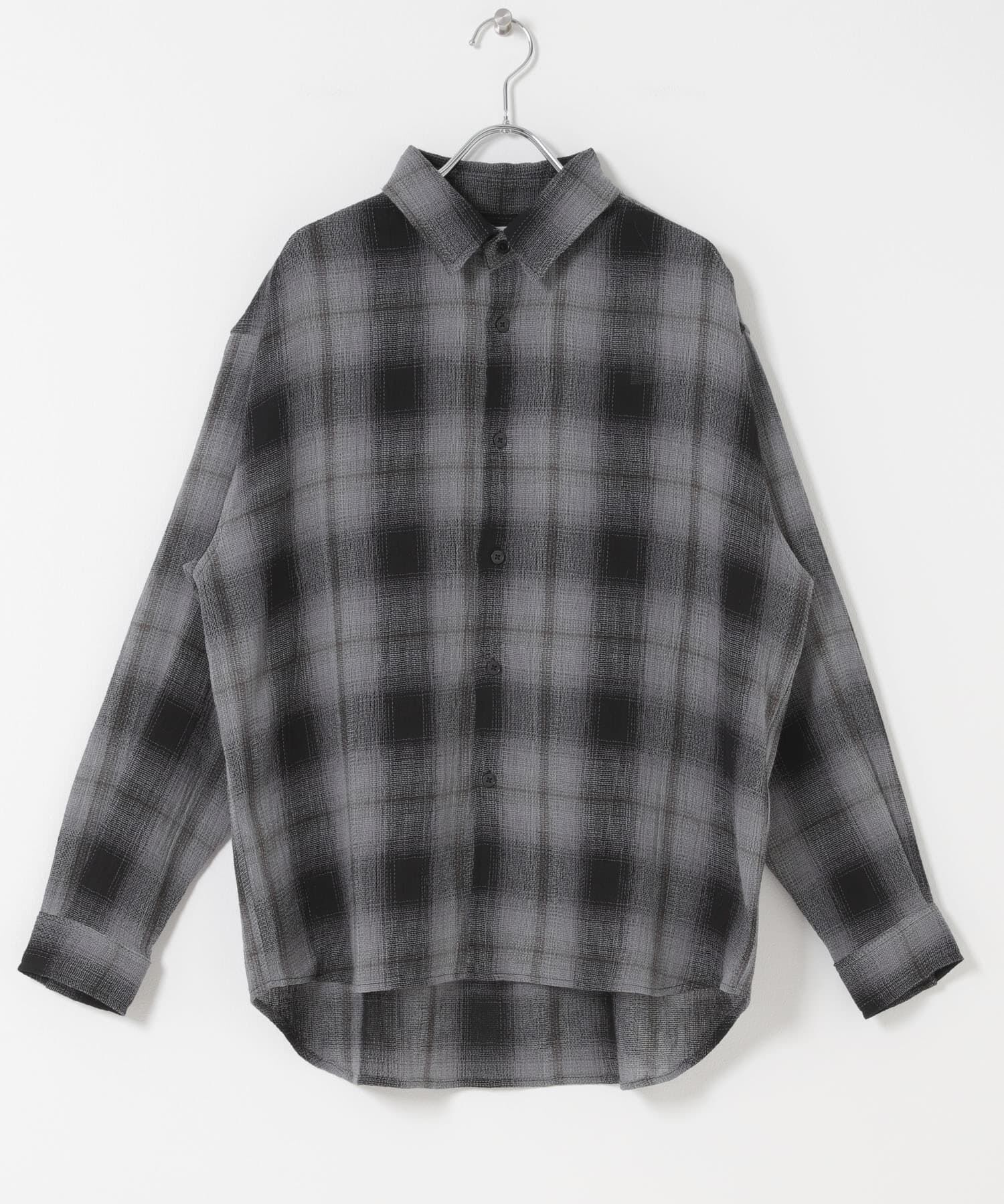 SENSE OF PLACE by URBAN RESEARCH「オンブレーチェックレギュラーカラーシャツ」|シャツ・ブラウス|