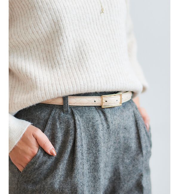 le.coeur blanc「ステッチベルト」|ベルト|