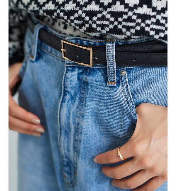 le.coeur blanc「ステッチベルト」|ベルト|