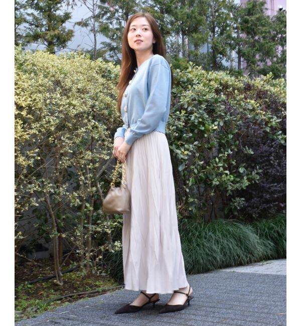  「《手洗い可能》TORRAZZO DONNAビジュー釦カーデ」|カーディガン|