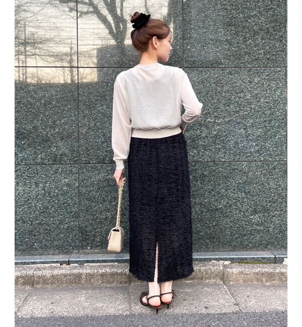  「《手洗い可能》TORRAZZO DONNAビジュー釦カーデ」|カーディガン|