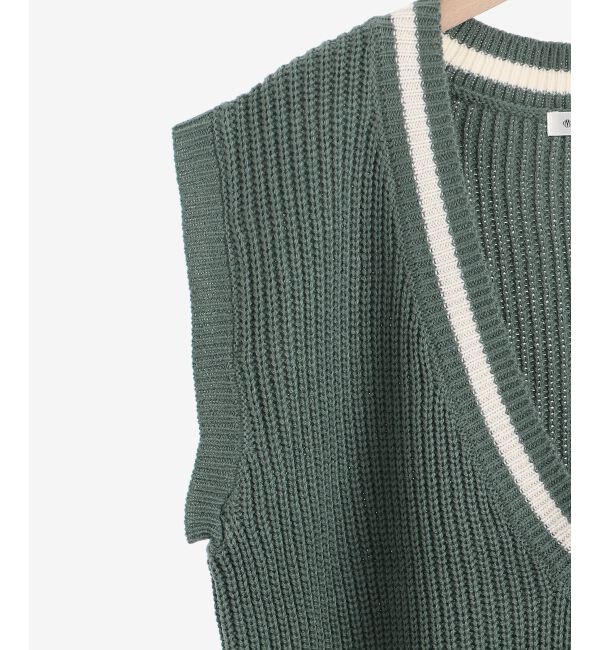 MAJESTICLEGON「マルチwayVニットセットワンピ」|チュニック|