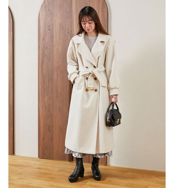 MAJESTICLEGON「バックデザインチェスターコート」|チェスターコート|