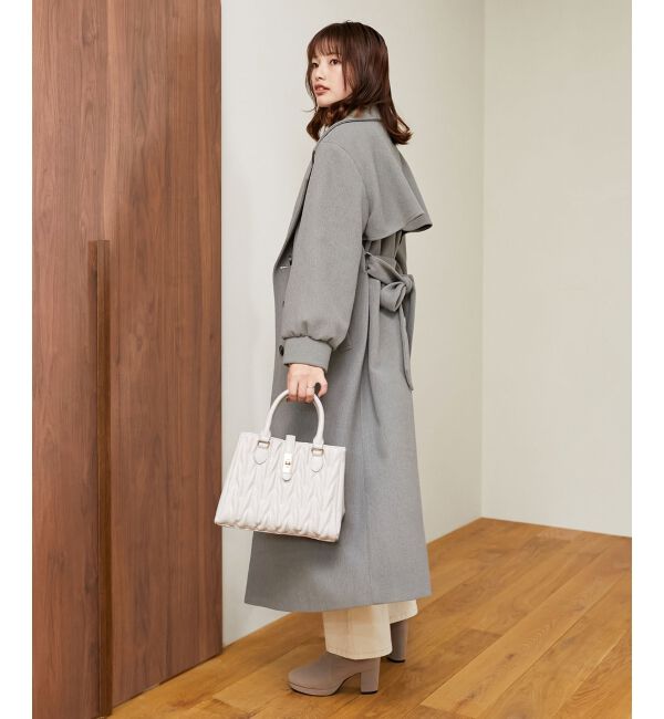 MAJESTICLEGON「バックデザインチェスターコート」|チェスターコート|