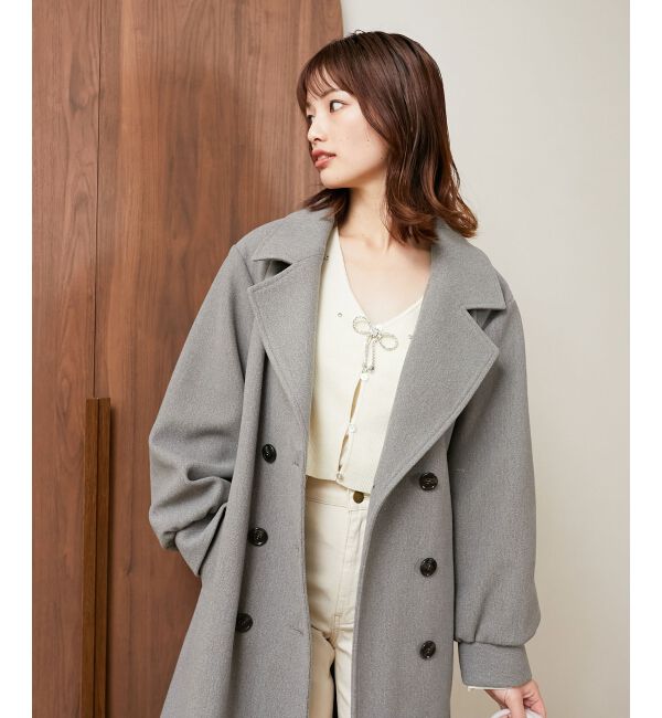 MAJESTICLEGON「バックデザインチェスターコート」|チェスターコート|