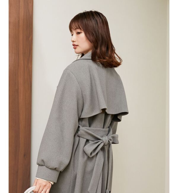 MAJESTICLEGON「バックデザインチェスターコート」|チェスターコート|