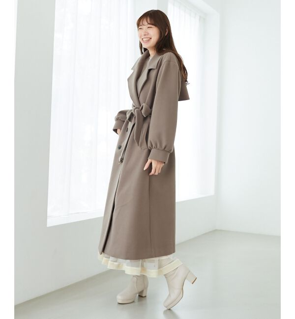 MAJESTICLEGON「バックデザインチェスターコート」|チェスターコート|