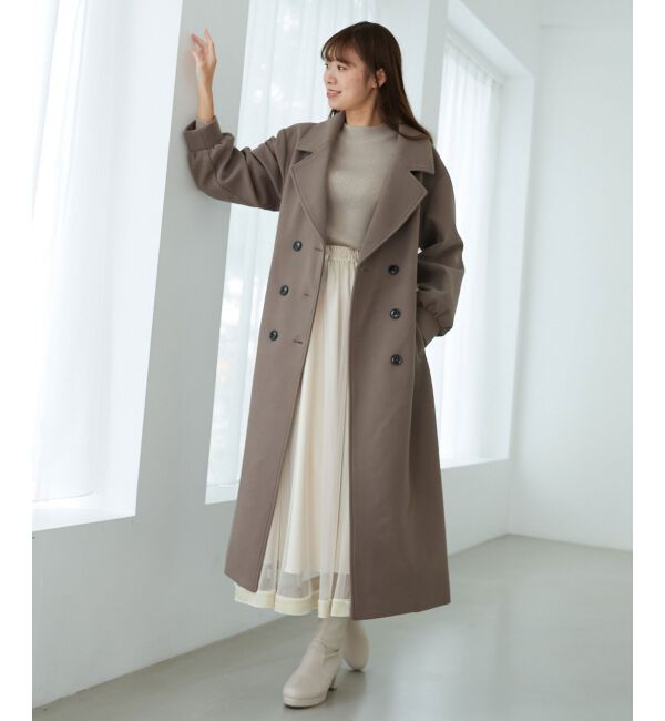 MAJESTICLEGON「バックデザインチェスターコート」|チェスターコート|