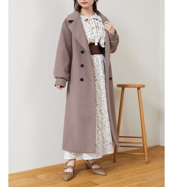 MAJESTICLEGON「バックデザインチェスターコート」|チェスターコート|