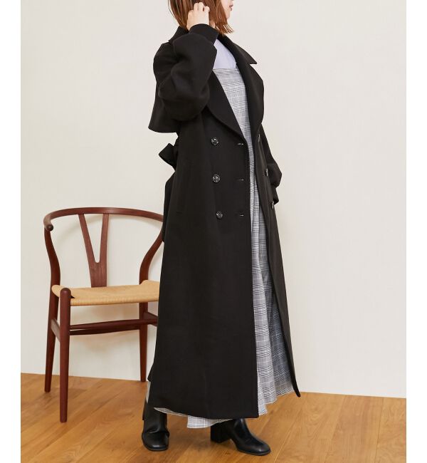 MAJESTICLEGON「バックデザインチェスターコート」|チェスターコート|
