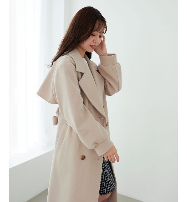 MAJESTICLEGON「バックデザインチェスターコート」|チェスターコート|