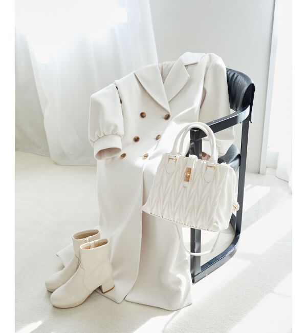 MAJESTICLEGON「バックデザインチェスターコート」|チェスターコート|