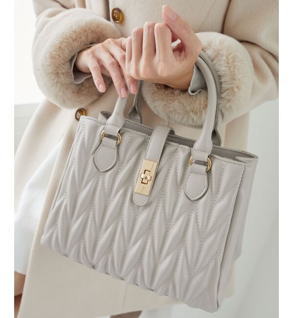  「♯クラシカルスクエアハンドバッグ」|ハンドバッグ|