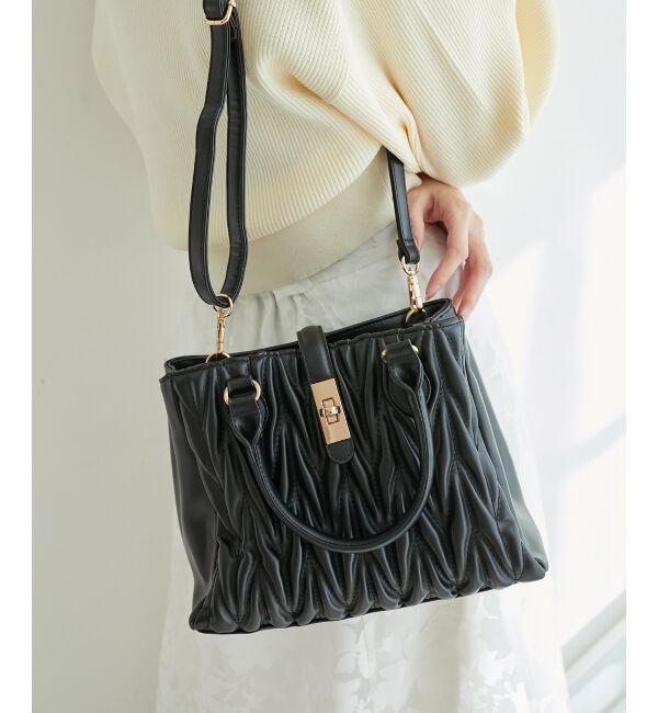  「♯クラシカルスクエアハンドバッグ」|ハンドバッグ|