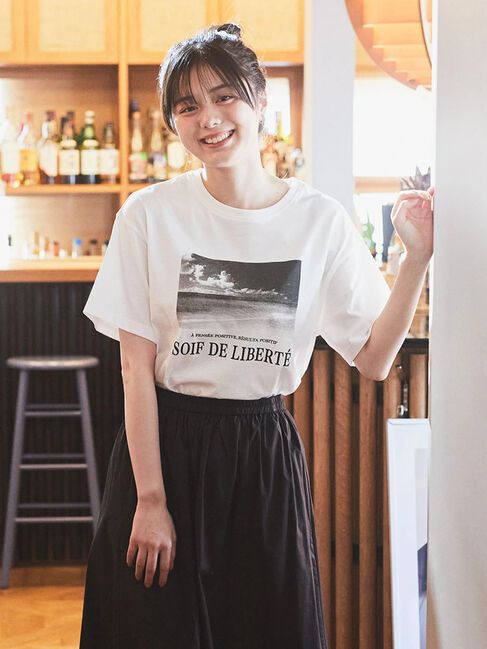 earth music&ecology「SOIF　DE　LIBERTE　Tシャツ」|Tシャツ・カットソー|