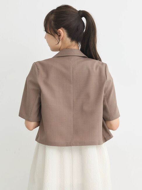 earth music&ecology「ショートジャケット」|テーラードジャケット|