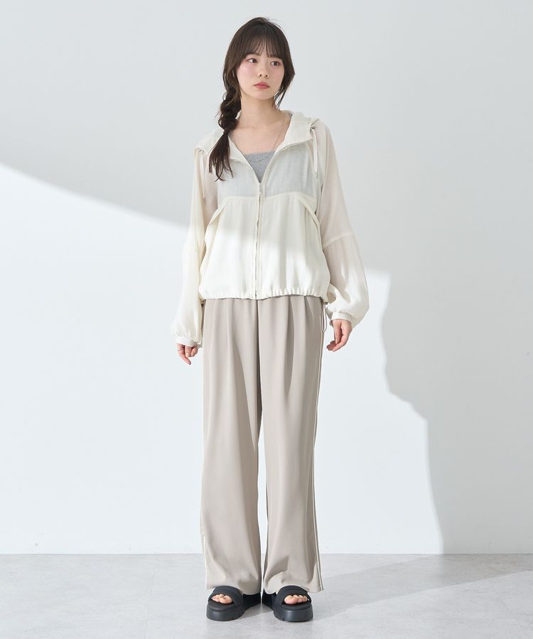 earth music&ecology「シアージップパーカー」|ブルゾン・スタジャン|