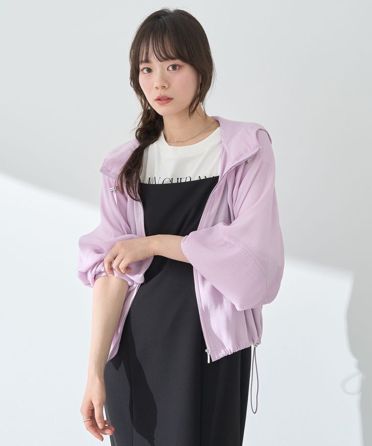 earth music&ecology「シアージップパーカー」|ブルゾン・スタジャン|