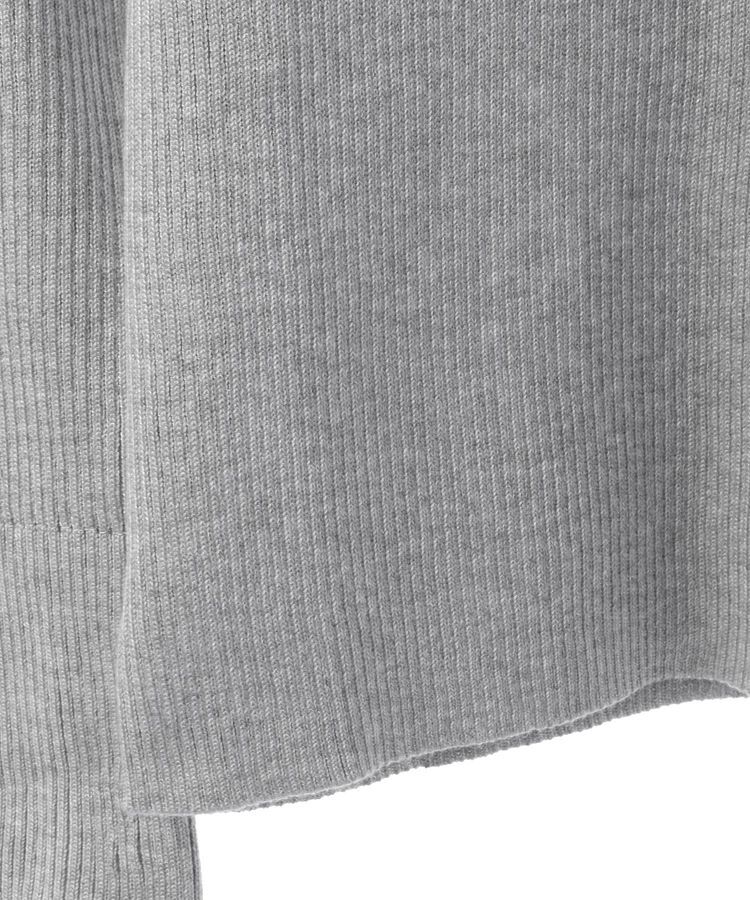 earth music&ecology「スリットチュールスリーブニットプルオーバー」|ニット・セーター|